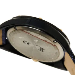 Versace Blue Ion Plated Steel Leather Shadov VEBM00418 Women's Wristwatch 38 Mm For Women -Versace Official Website luxury women versace used watches p450377 003