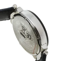 Versace White Stainless Steel Leather Mystique VFG01 0013 Men's Wristwatch 46 Mm For Men -Versace Official Website luxury women versace used watches p460050 002