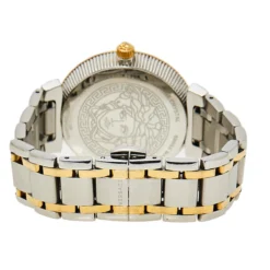 Versace Mother Of Pearl Gold Plated Stainless Steel Daphnis V16 Women's Wristwatch 35 MM For Women -Versace Official Website luxury women versace used watches p461447 006