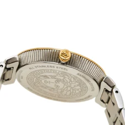 Versace Mother Of Pearl Gold Plated Stainless Steel Daphnis V16 Women's Wristwatch 35 MM For Women -Versace Official Website luxury women versace used watches p461447 008