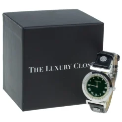 Versace Black Stainless Steel Vanity Women's Wristwatch 35MM For Women -Versace Official Website luxury women versace used watches p46374 006