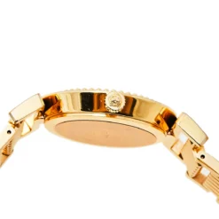Versace Opaline White Yellow Gold Tone Stainless Steel Vanity P5Q Women's Wristwatch 35 Mm For Women 13 Versace Opaline White Yellow Gold Tone Stainless Steel Vanity P5Q Women's Wristwatch 35 Mm For Women -Versace Official Website luxury women versace used watches p468850 007