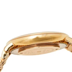 Versace Gold Tone Stainless Steel Venus VFH Women's Wristwatch 39 Mm For Women -Versace Official Website luxury women versace used watches p468869 003