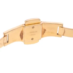 Versace Gold Tone Stainless Steel Mystique Hibiscus I9Q80D2HI-S080 Women's Wristwatch 38 Mm For Women -Versace Official Website luxury women versace used watches p473192 007