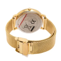 Versace Champagne Gold Plated Stainless Steel V-Circle VRSCVE8100619 Women's Wristwatch 38 Mm For Women -Versace Official Website luxury women versace used watches p487171 001