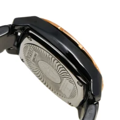 Versace Black Ceramic Rose Gold Stainless Steel Diamonds DV One Glamour 63Q Men's Wristwatch 34 Mm For Men -Versace Official Website luxury women versace used watches p493647 005