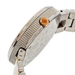 Versace Rose Gold Two-Tone Stainless Steel Leather V-Metal Icon VLC100014 Women's Wristwatch 40 Mm For Women -Versace Official Website luxury women versace used watches p495488 1631940180 003