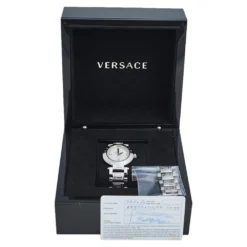 Versace Mother Of Pearl Stainless Steel Reve 68Q Women's Wristwatch 35 Mm For Women -Versace Official Website luxury women versace used watches p500058 006
