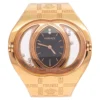 Versace Black Rose Gold Plated Stainless Steel Eclissi 73Q Women's Wristwatch 39 Mm For Women