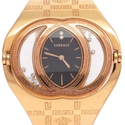 Versace Black Rose Gold Plated Stainless Steel Eclissi 73Q Women's Wristwatch 39 Mm For Women -Versace Official Website luxury women versace used watches p500853 004