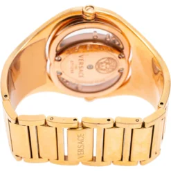 Versace Black Rose Gold Plated Stainless Steel Eclissi 73Q Women's Wristwatch 39 Mm For Women -Versace Official Website luxury women versace used watches p500853 008