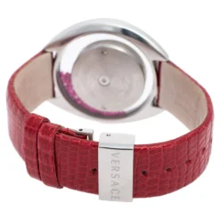 Versace Mother Of Pearl Stainless Steel Leather Destiny Spirit 86Q Women's Wristwatch 40 Mm For Women -Versace Official Website luxury women versace used watches p501231 008