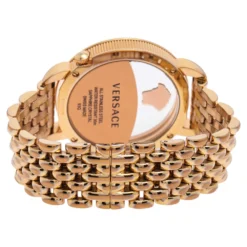 Versace Green Gold Plated Stainless Steel Krios 93Q Women's Wristwatch 38 Mm For Women -Versace Official Website luxury women versace used watches p502668 005