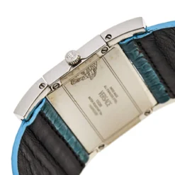 Versace Blue Mother Of Pearl Stainless Steel Stainless Steel Snakeskin Leather Beauville VSQ99 Women's Wristwatch 38 Mm For Women -Versace Official Website luxury women versace used watches p504231 004