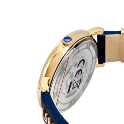 Versace Blue Gold Plated Stainless Steel Leather V-Circle VBP09 0017 Women's Wristwatch 38 Mm For Women -Versace Official Website luxury women versace used watches p512101 001