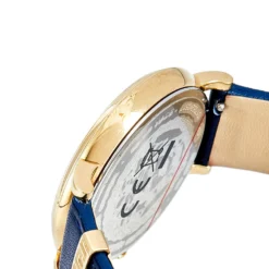 Versace Blue Gold Plated Stainless Steel Leather V-Circle VBP09 0017 Women's Wristwatch 38 Mm For Women -Versace Official Website luxury women versace used watches p512101 002