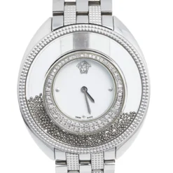 Versace White Stainless Steel Diamond Destiny Spirit 86Q Women's Wristwatch 39 Mm For Women 10 Versace White Stainless Steel Diamond Destiny Spirit 86Q Women's Wristwatch 39 Mm For Women -Versace Official Website luxury women versace used watches p515450 006