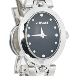Versace Black Diamond Stainless Steel V-Glam 60Q99 Women's Wristwatch 25 Mm For Women -Versace Official Website luxury women versace used watches p525299 1635568753 010