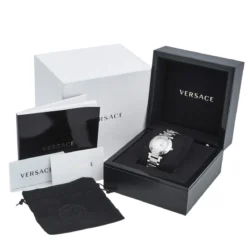 Versace Mother Of Pearl Stainless Steel Reve 68Q99SD498-S099 Women's Wristwatch 35 Mm For Women -Versace Official Website luxury women versace used watches p531231 001