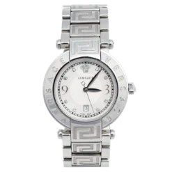 Versace Mother Of Pearl Stainless Steel Reve 68Q99SD498-S099 Women's Wristwatch 35 Mm For Women