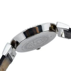 Versace Black Stainless Steel Leather Vanity P5Q Women's Wristwatch 35 Mm For Women -Versace Official Website luxury women versace used watches p542932 006