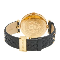 Versace Black Rose Plated Stainless Steel Leather Vanitas VK7070013 Women's Wristwatch 40 Mm For Women -Versace Official Website luxury women versace used watches p551288 002