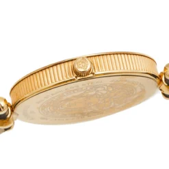 Versace Black Rose Plated Stainless Steel Leather Vanitas VK7070013 Women's Wristwatch 40 Mm For Women -Versace Official Website luxury women versace used watches p551288 004