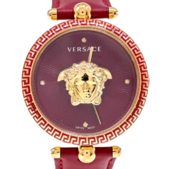 Versace Red Yellow Gold Plated Stainless Steel Leather Palazzo VCO120017 Women's Wristwatch 39 Mm For Women 10 Versace Red Yellow Gold Plated Stainless Steel Leather Palazzo VCO120017 Women's Wristwatch 39 Mm For Women -Versace Official Website luxury women versace used watches p570740 005 scaled