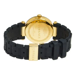 Versace Black Rose Gold Plated Stainless Steel Ceramic Rubber Reve 92Q Women's Wristwatch 35 Mm For Women -Versace Official Website luxury women versace used watches p606931 001