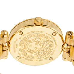Versace Black Rose Gold Stainless Steel Micro Vanitas VQM050015 Women's Wristwatch 30 Mm For Women -Versace Official Website luxury women versace used watches p608976 004