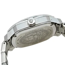 Versace Silver Stainless Steel Dylos VQD040015 Women's Wristwatch 35 Mm For Women -Versace Official Website luxury women versace used watches p617351 003