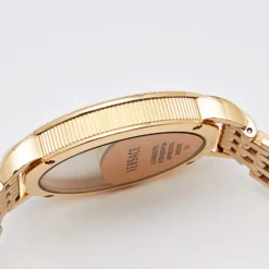 Versace White Gold Plated Stainless Steel Krios 93Q Women's Wristwatch 38 Mm For Women -Versace Official Website luxury women versace used watches p642963 005