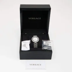 Versace Mother Of Pearl Stainless Steel Eon 79Q Women's Wristwatch 34 Mm For Women -Versace Official Website luxury women versace used watches p645218 001