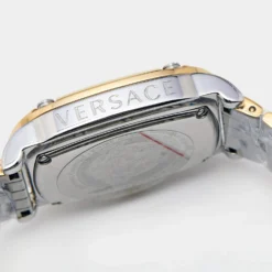 Versace Green Two Tone Stainless Steel Couture VE1B Women's Wristwatch 29 Mm For Women -Versace Official Website luxury women versace used watches p654110 005