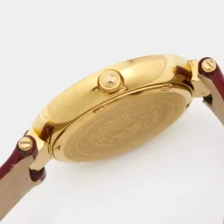 Versace White Gold Plated Stainless Steel Leather Crystal Gleam VAN040016 Women's Wristwatch 37 Mm For Women 15 Versace White Gold Plated Stainless Steel Leather Crystal Gleam VAN040016 Women's Wristwatch 37 Mm For Women -Versace Official Website luxury women versace used watches p656395 002