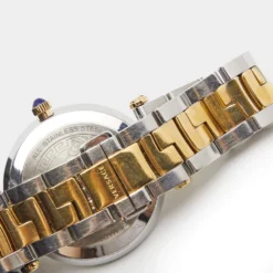 Versace Blue Two Tone Stainless Steel Revive VAI230017 Women's Wristwatch 35 Mm For Women -Versace Official Website luxury women versace used watches p659540 005
