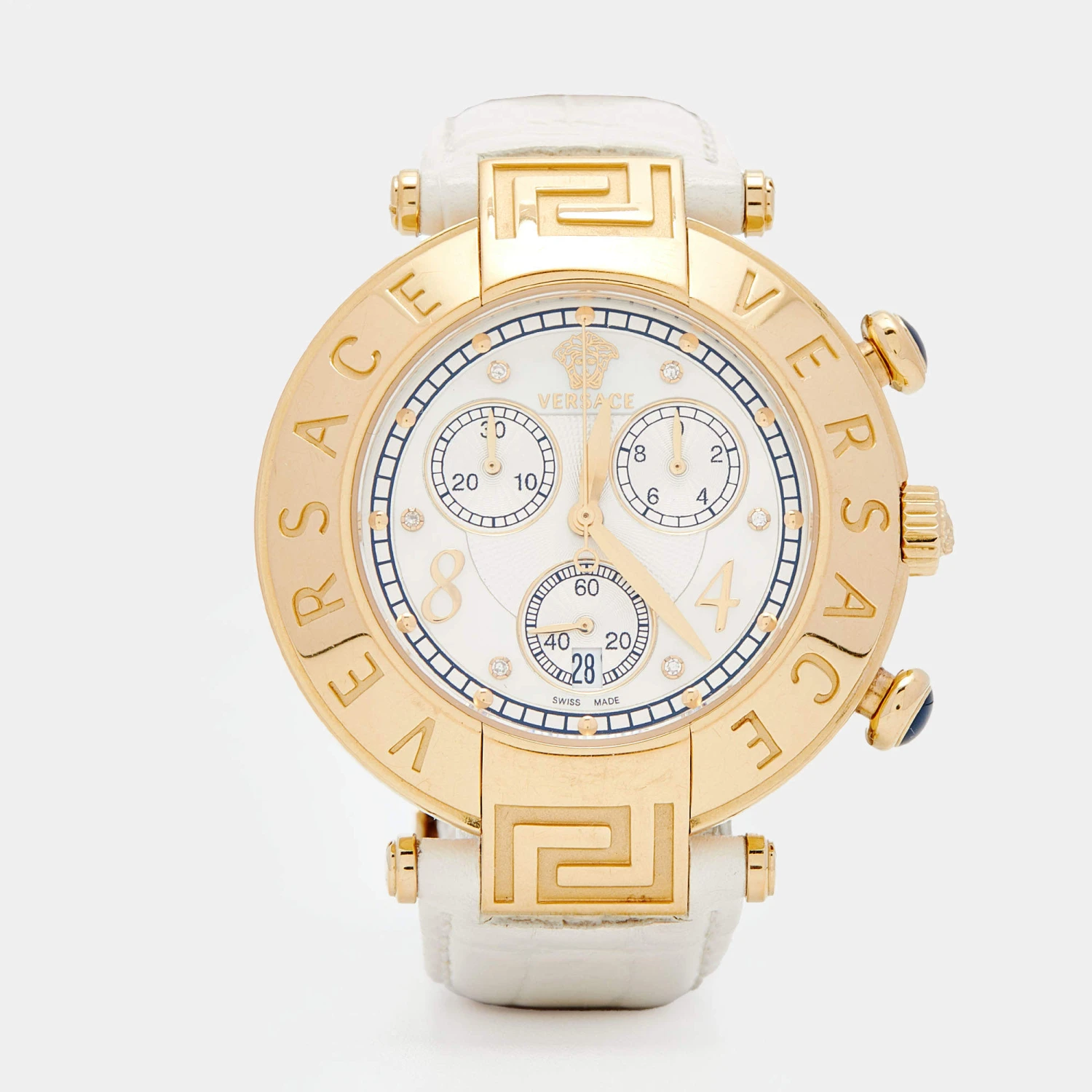 Versace Mother Of Pearl Gold Plated Stainless Steel Leather Aion 68C Women's Wristwatch 40 Mm For Women 1 Versace Mother Of Pearl Gold Plated Stainless Steel Leather Aion 68C Women's Wristwatch 40 Mm For Women