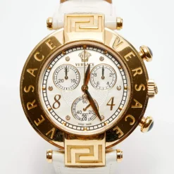 Versace Mother Of Pearl Gold Plated Stainless Steel Leather Aion 68C Women's Wristwatch 40 Mm For Women 12 Versace Mother Of Pearl Gold Plated Stainless Steel Leather Aion 68C Women's Wristwatch 40 Mm For Women -Versace Official Website luxury women versace used watches p666908 008