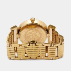 Versace Silver Rose Gold Plated Stainless Steel Vanity P5Q Women's Wristwatch 35 Mm For Women -Versace Official Website luxury women versace used watches p669581 001