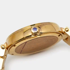 Versace Gold Plated Stainless Steel Mystique Hibiscus I9Q80D2HI-S080 Women's Wristwatch 38 Mm For Women -Versace Official Website luxury women versace used watches p682252 004