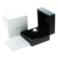 Versace Silver Stainless Steel Women's Wristwatch 38MM For Women -Versace Official Website luxury women versace used watches p80650 0006