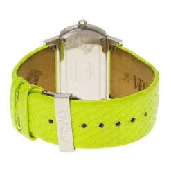 Versace Fluorescent Green Stainless Steel Hippodrome Women's Wristwatch 41MM For Women -Versace Official Website luxury women versace used watches p87173 005